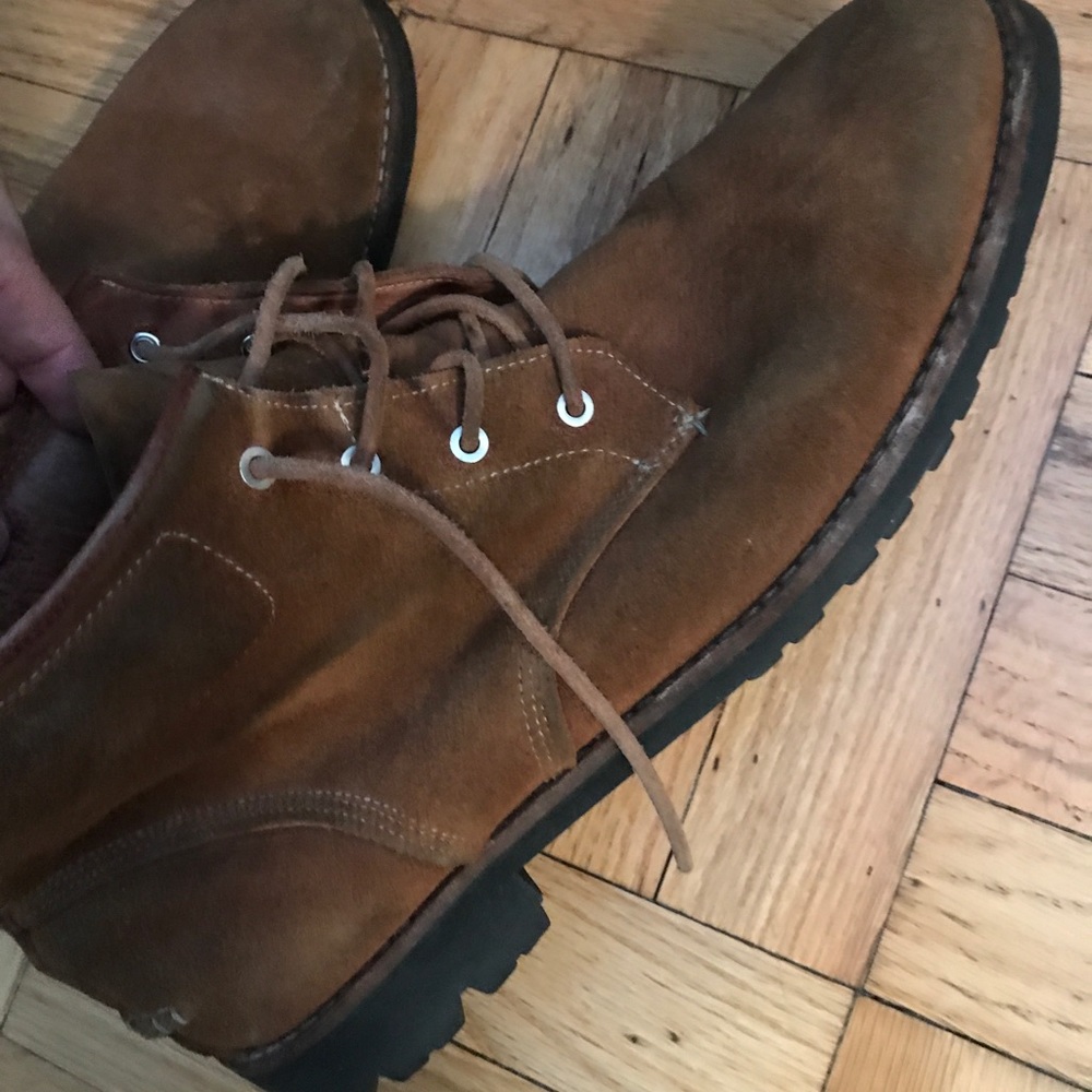 Rag and Bone x Timberland, brown suede boots